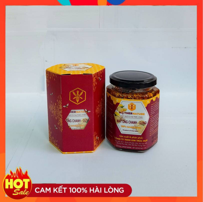 Mật Ong Chanh Gừng Mother Nature ( 500ml )