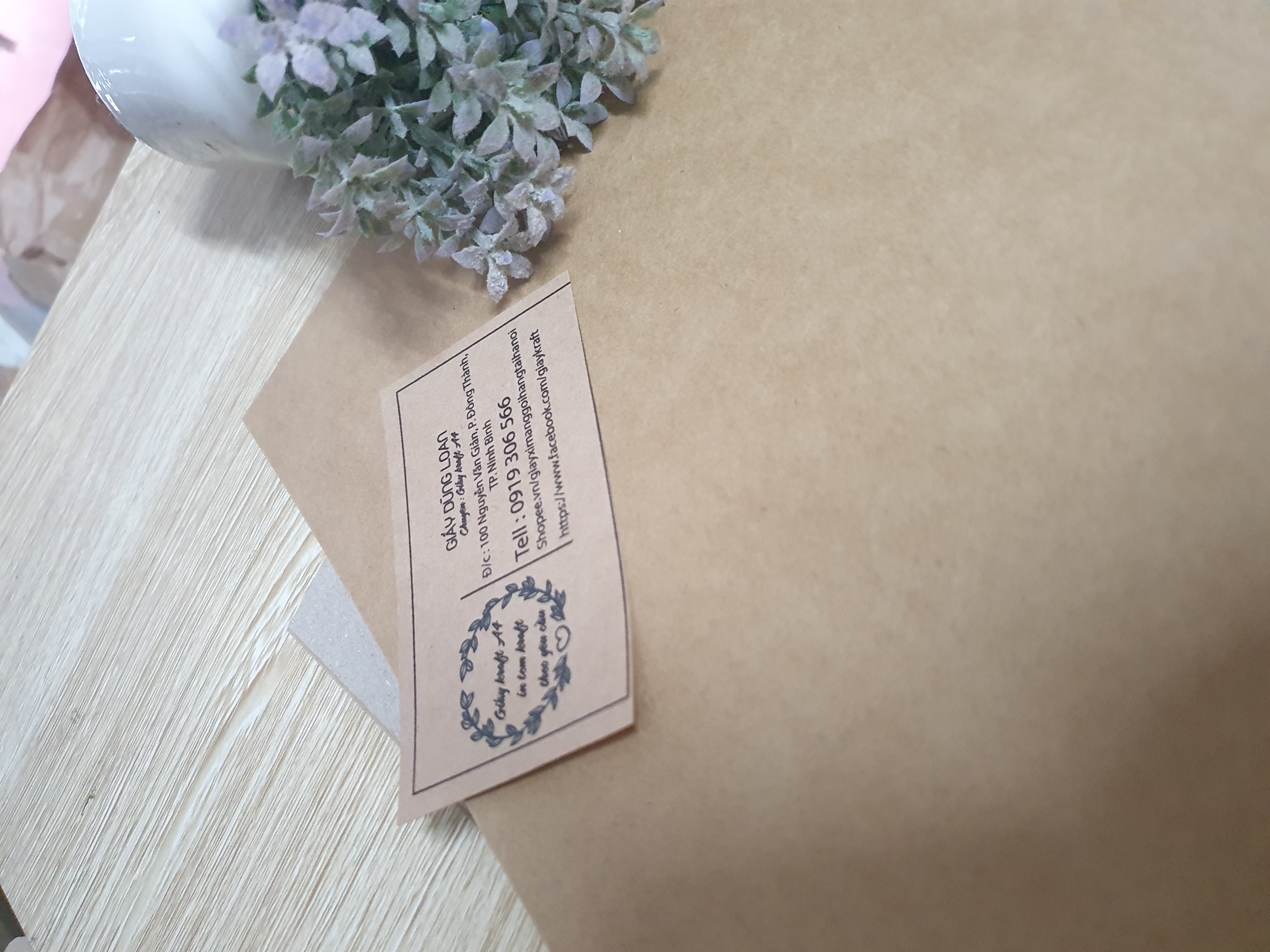 giấy kraft A3 định lượng 280 GSM (50 tờ)