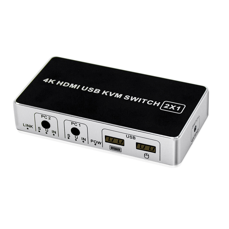 Bảng giá 4K HDMI KVM Switch 2In 1Out USB HDMI1.4 KVM Switcher Splitter for Keyboard Mouse Printer Monitor Phong Vũ