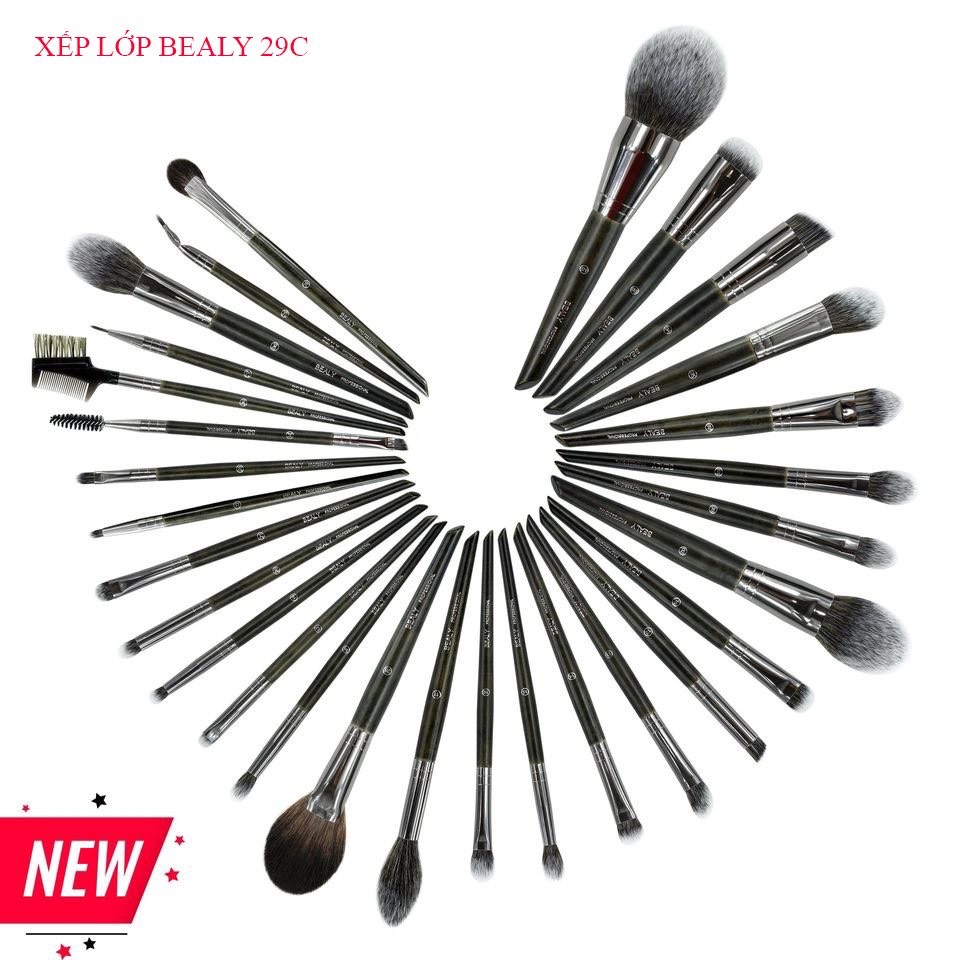BỘ CỌ TRANG ĐIỂM XẾP LỚP BEALY 29C (Cọ)