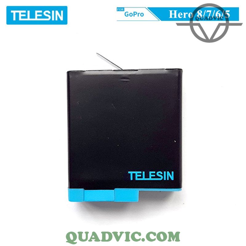 [HCM]Pin sạc Gopro Hero 8/765 Black Telesin