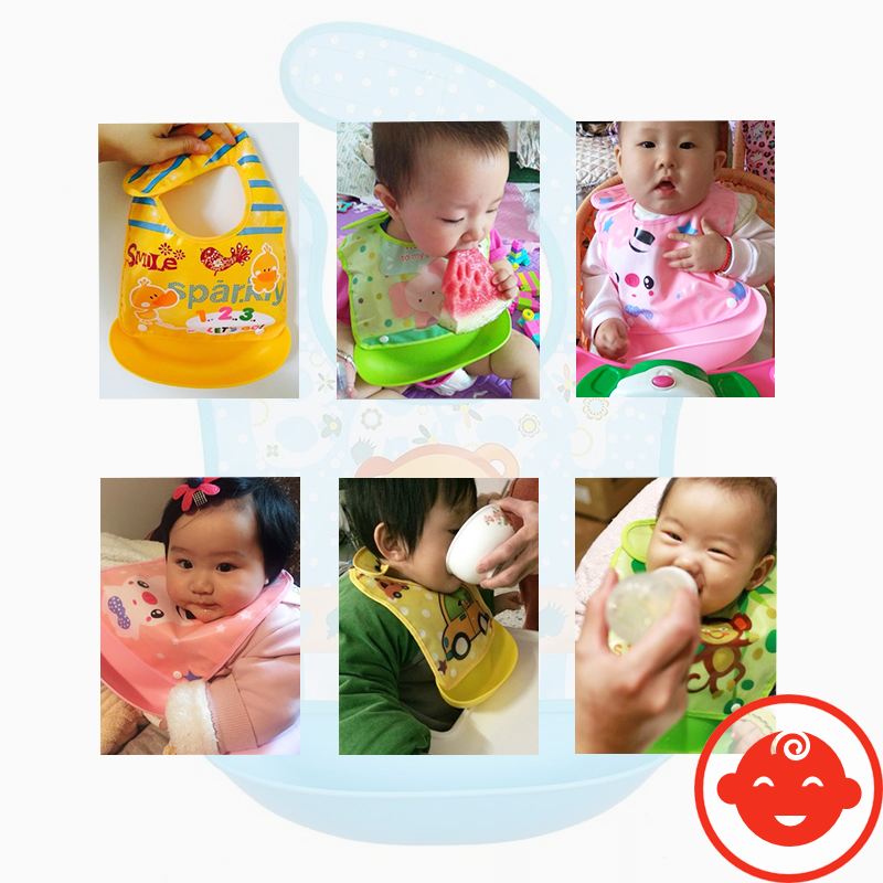 Yếm ăn dặm CÓ MÁNG THÁO RỜI cho bé Y46