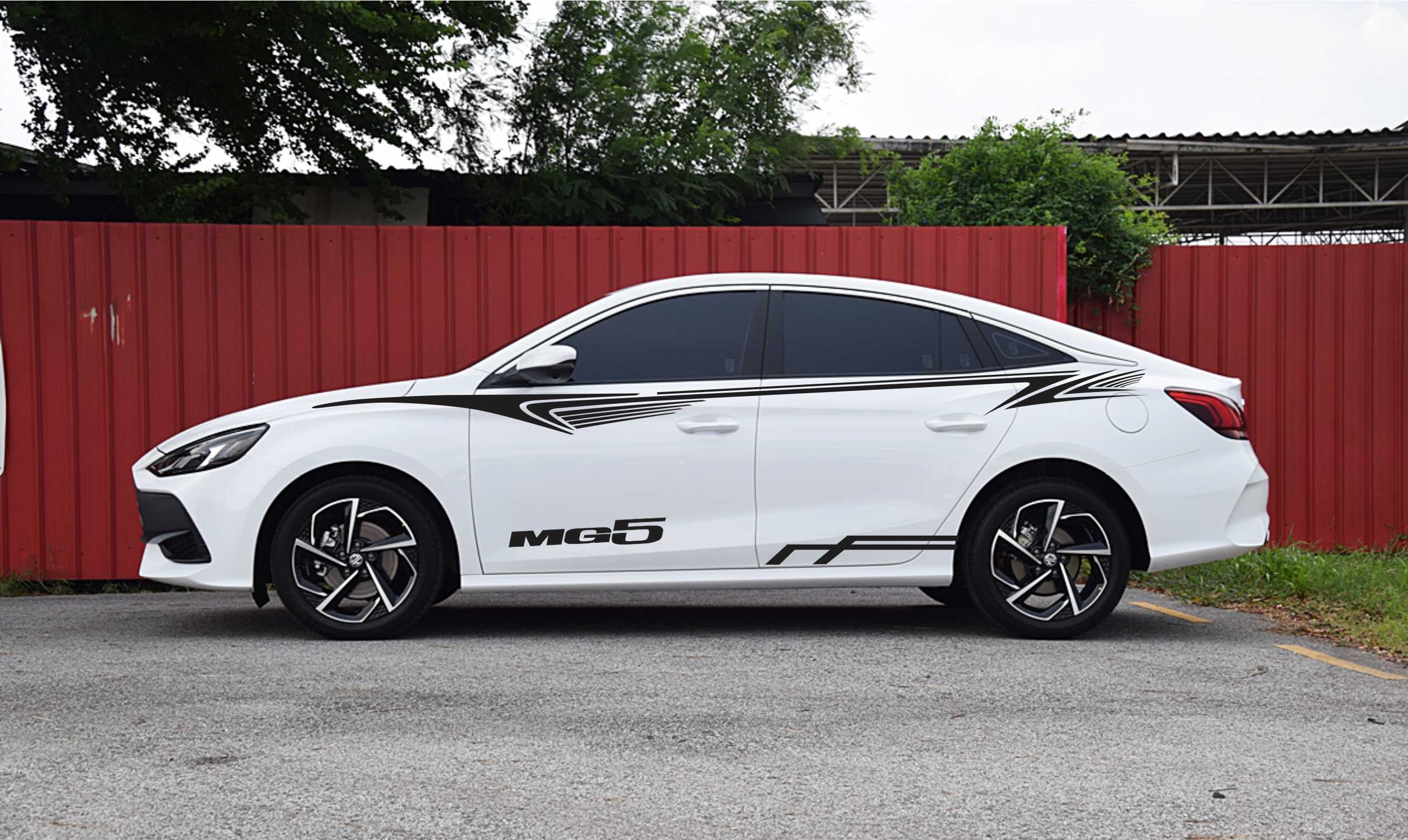 tem dán sườn xe MG thể thao 001