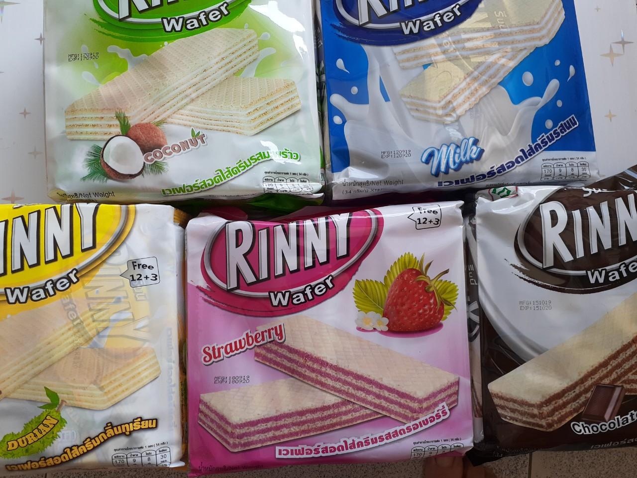 [HCM]Bánh xốp Rinny Thái Lan vị Dâu