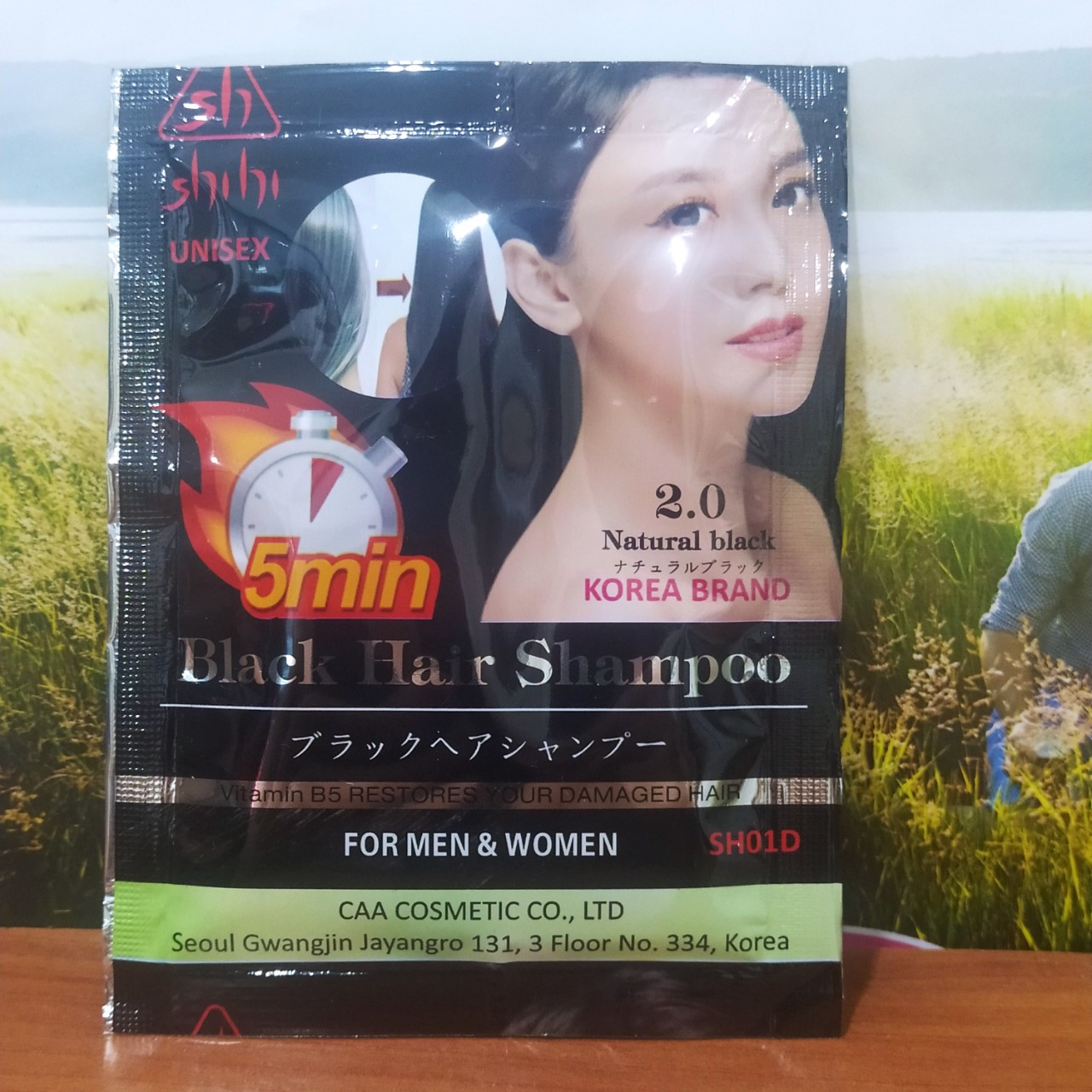 Dầu Gội Phủ Bạc Shihi - nhuộm tóc ĐEN