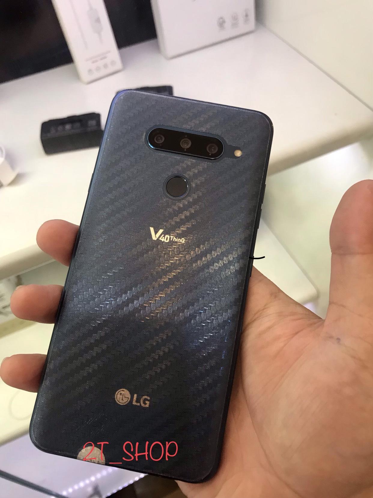 DÁN VÂN CARBON MẶT LƯNG LG V40