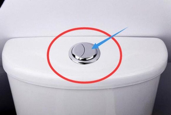 Bộ nút nhấn tròn dành cho bồn cầu 2 nút nhấn