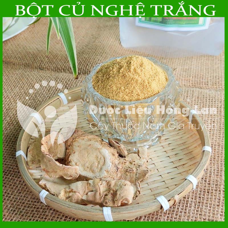 ✅ 500G Bột thảo dược Củ Nghệ Trắng loại 1 nguyên chất