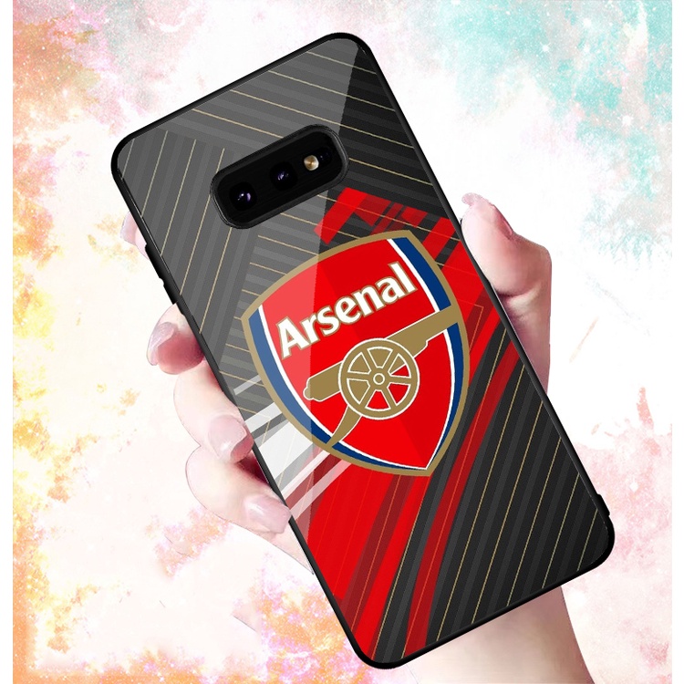 Ốp Lưng SAMSUNG GALAXY S10 S10 PLUS S10 E S10 5G S10 LITE mặt kính cường lực cao cấp In hình Câu Lạc Bộ Bóng Đá