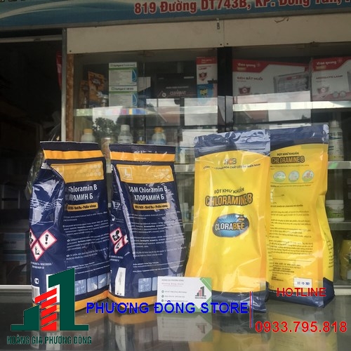 Hóa chất sát khuẩn Chloramin B VN - Túi 1kg