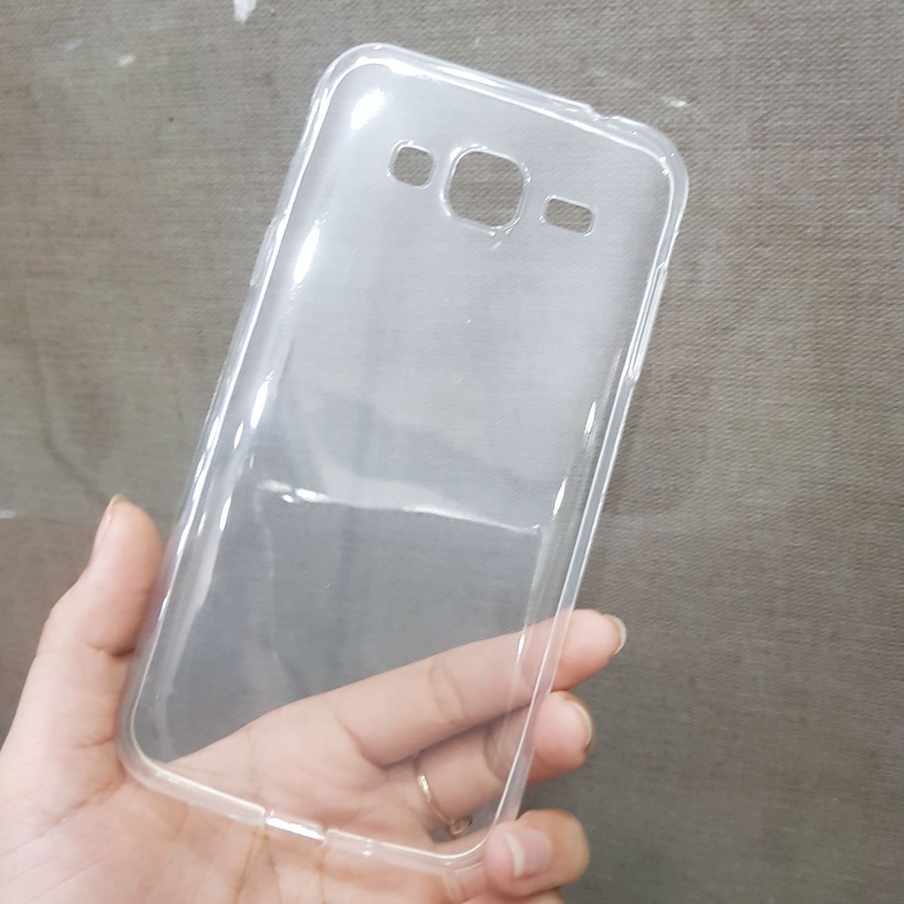 Ốp lưng Samsung J3 2016 nhựa dẻo silicon trong suốt