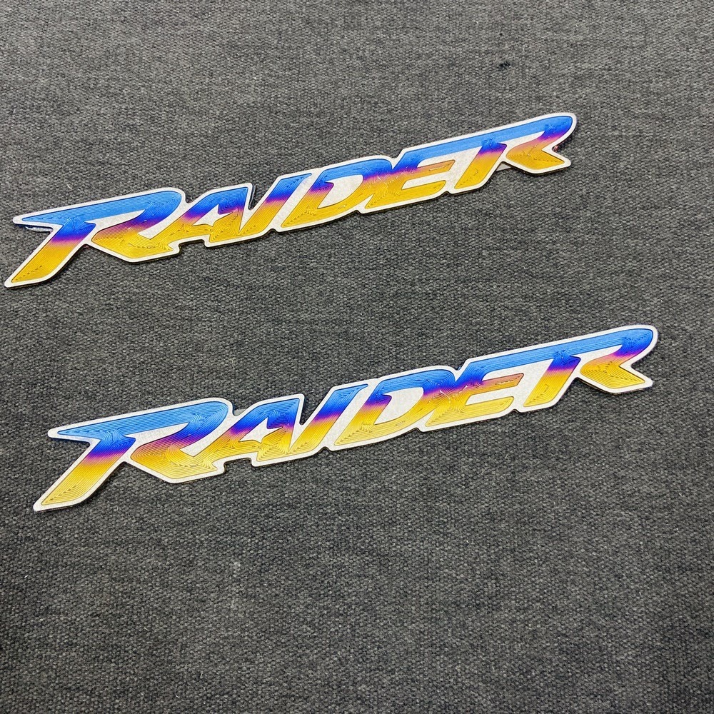 [Sale Hot] Bộ Tem Chữ Nổi Logo Suzuki RAIDER Full Titan Trang Trí Cho Xe Máy Hàng Đẹp,Chất Như Nước Cất