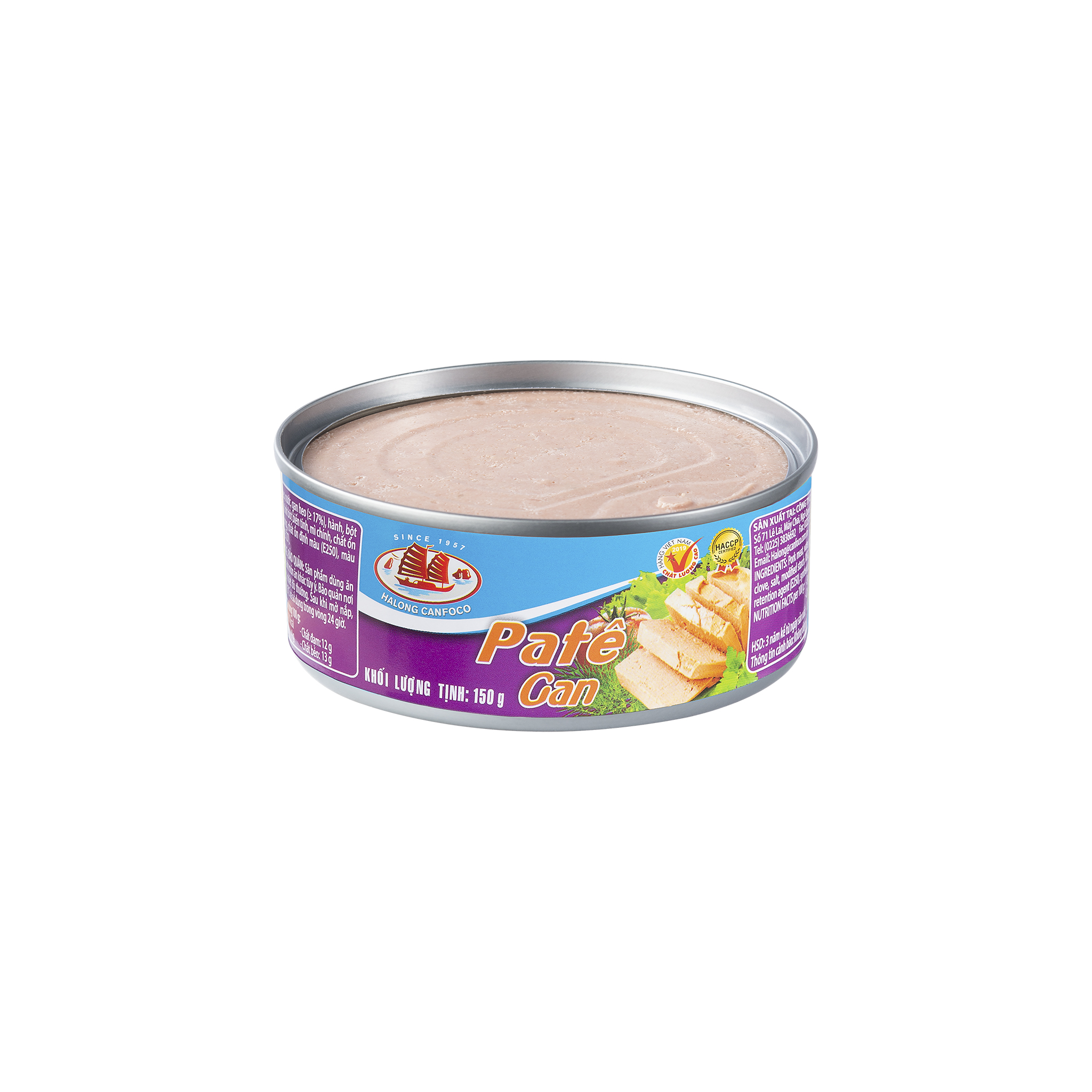 Pate gan heo 150g - Đồ Hộp Hạ Long