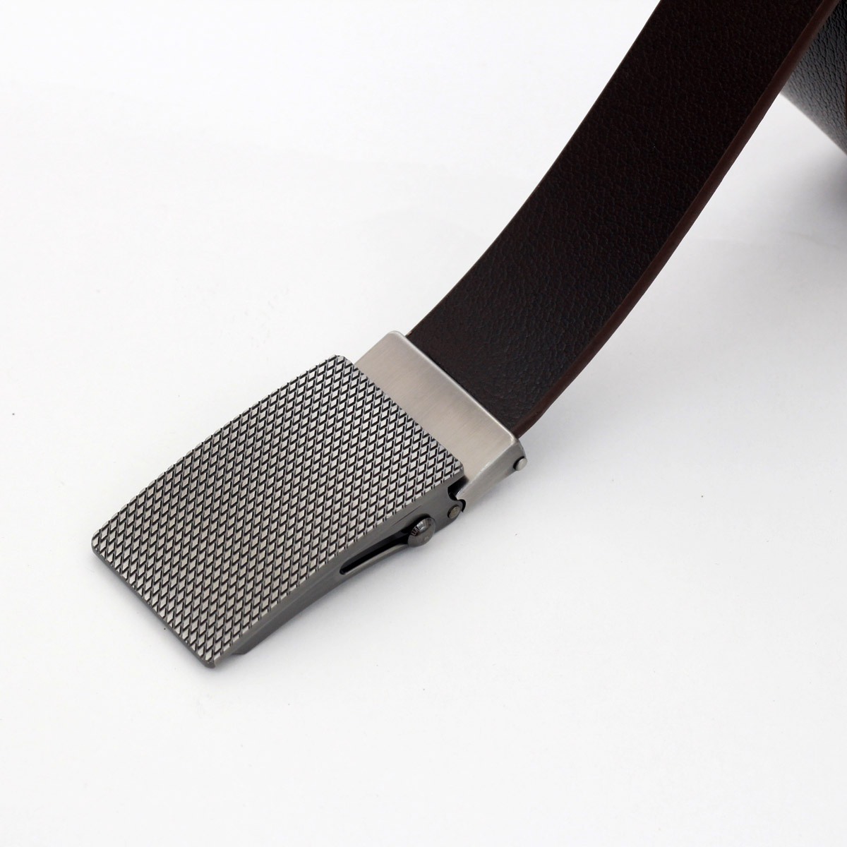 Thắt lưng khóa lăn SML01, da bò nguyên tấm bền bỉ, khoá lăn (khoá kéo) hợp kim không rỉ, Anh Tho Leather