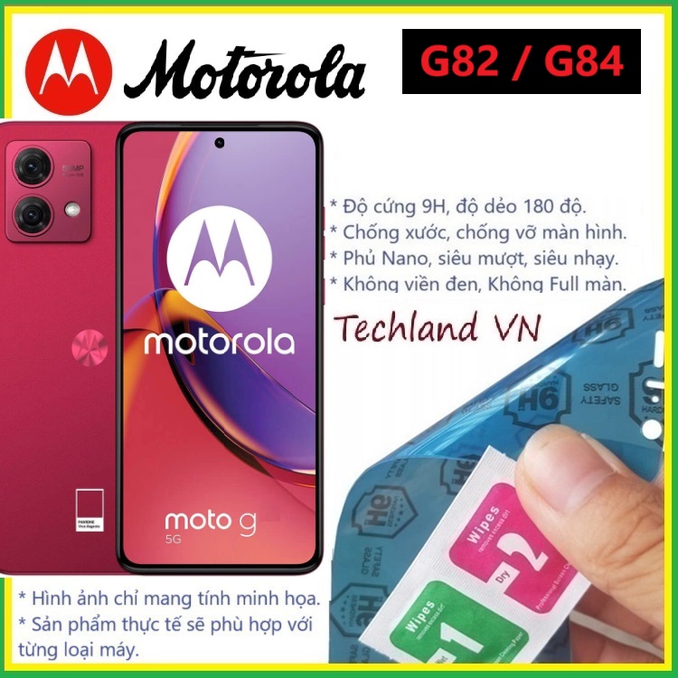 Cường Lực Phủ Nano Motorola Moto G82 / G84 - Trong Suốt, Không Full Màn, Không Viền Đen