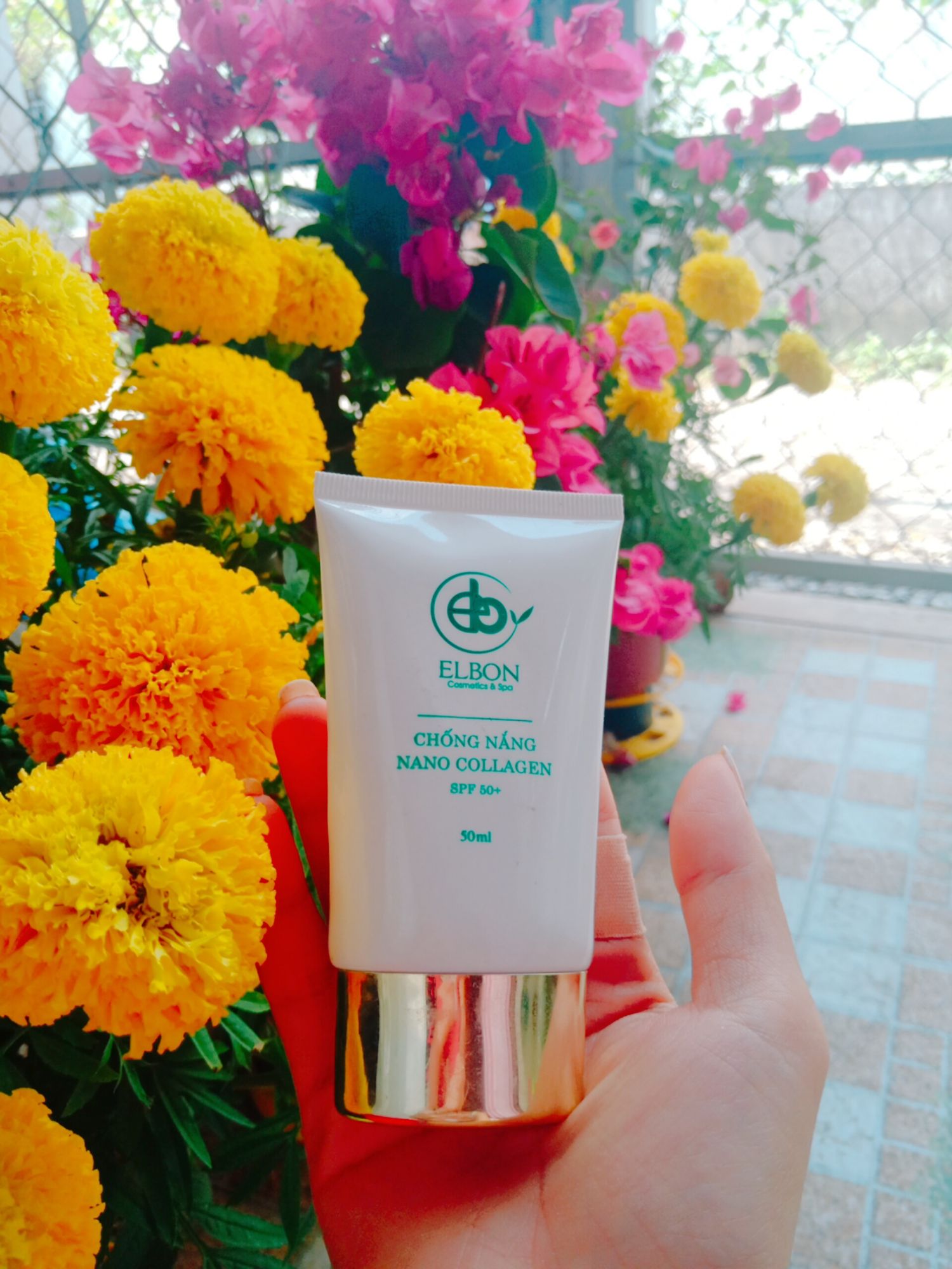 CHỐNG NẮNG COLAGEN HÀN QUỐC ELBON 50ML