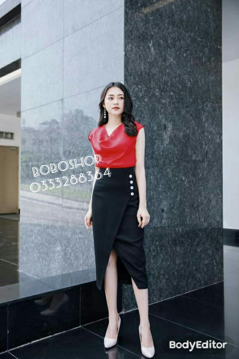 [HCM]ÁO CỔ ĐỔ SIÊU HOT NANA