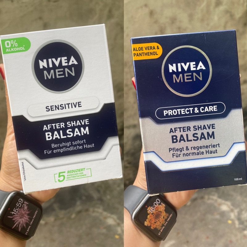 Kem Nivea Men After Shave Balsam Protect & Care dưỡng da & chống kích ứng da sau khi cạo râu, 100 ml. Made in Germany