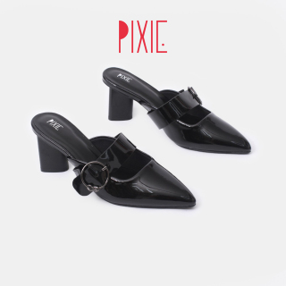 Giày Sục Cao Gót 7cm Quai Cài Ngang Pixie X749 thumbnail