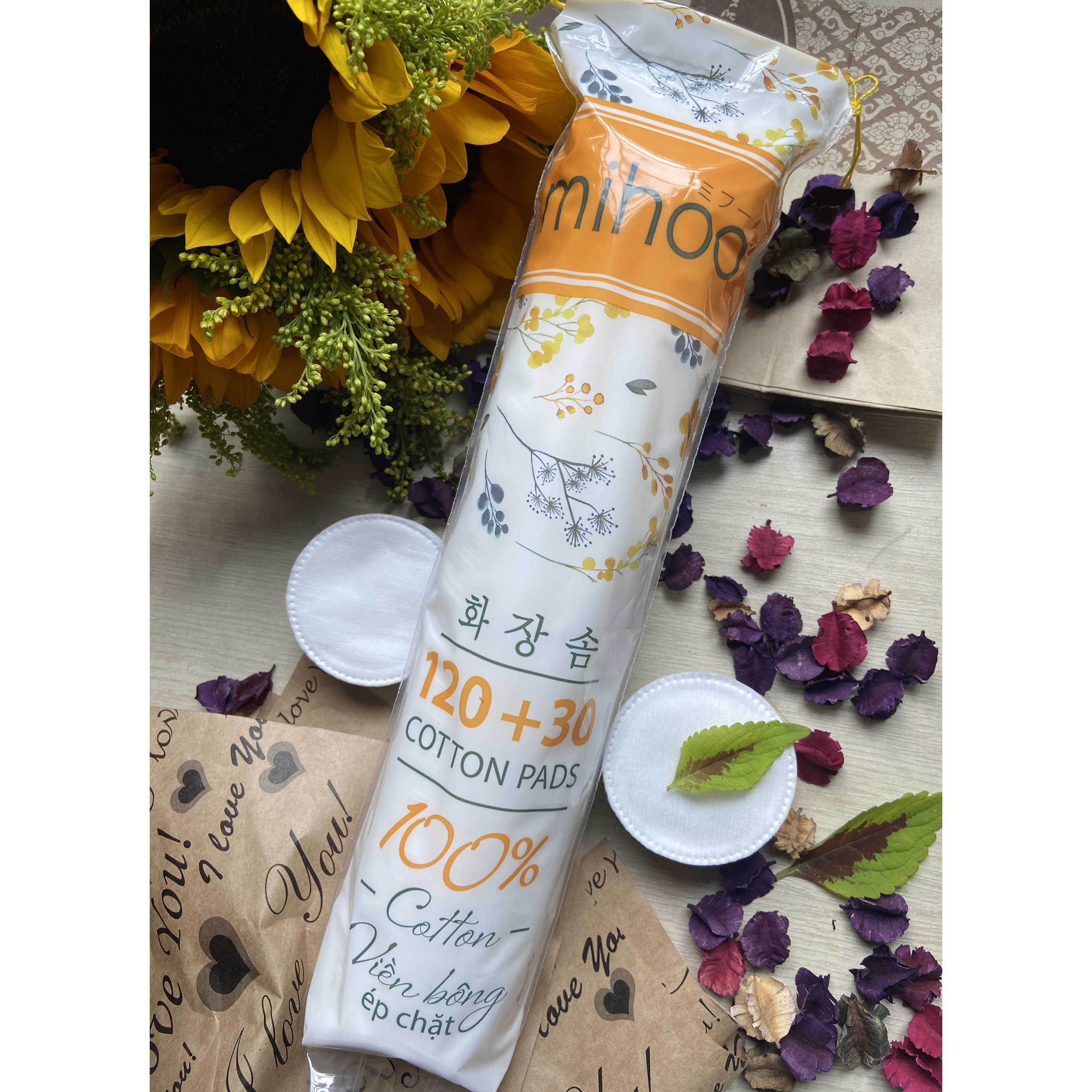 Bông Tẩy Trang Mihoo Cotton Pads