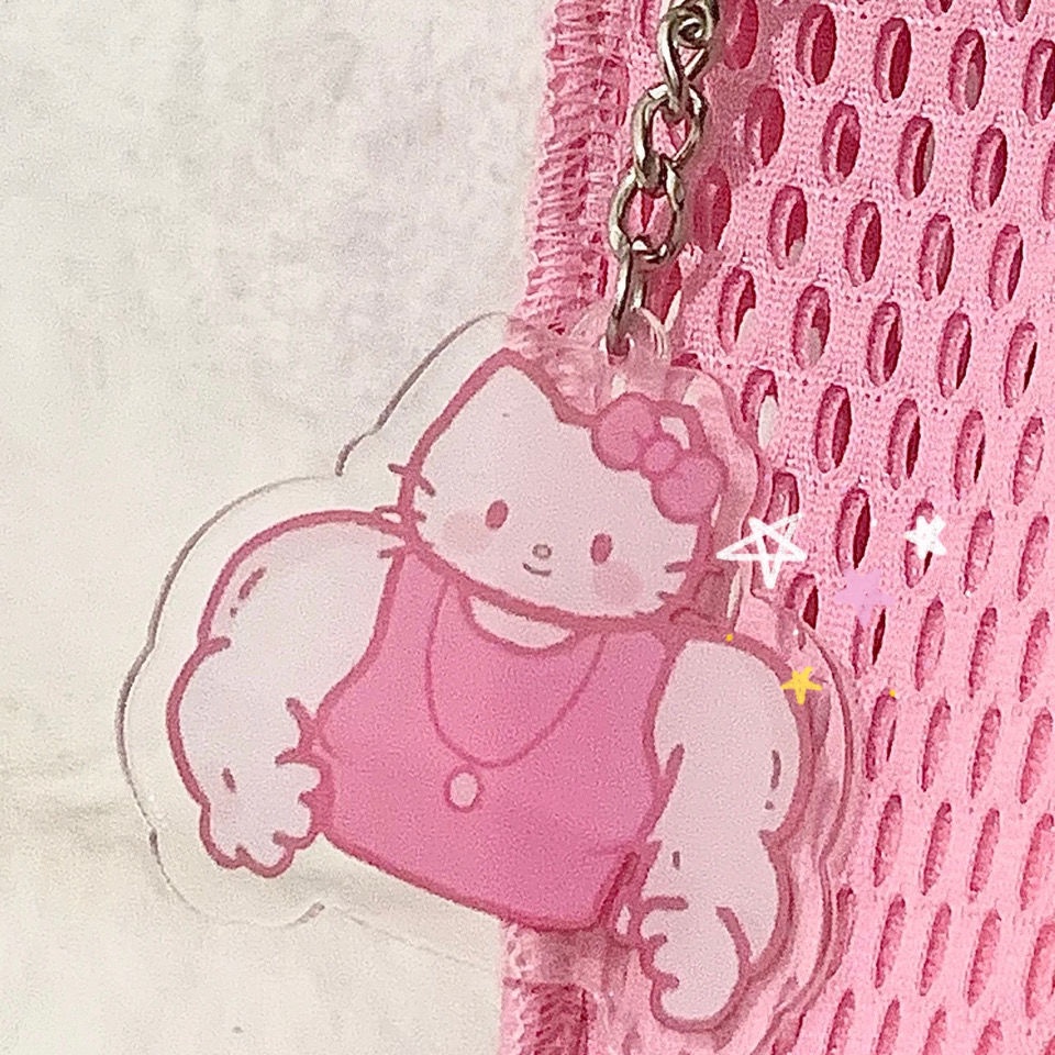Móc khóa hình mèo dễ thương, đáng yêu