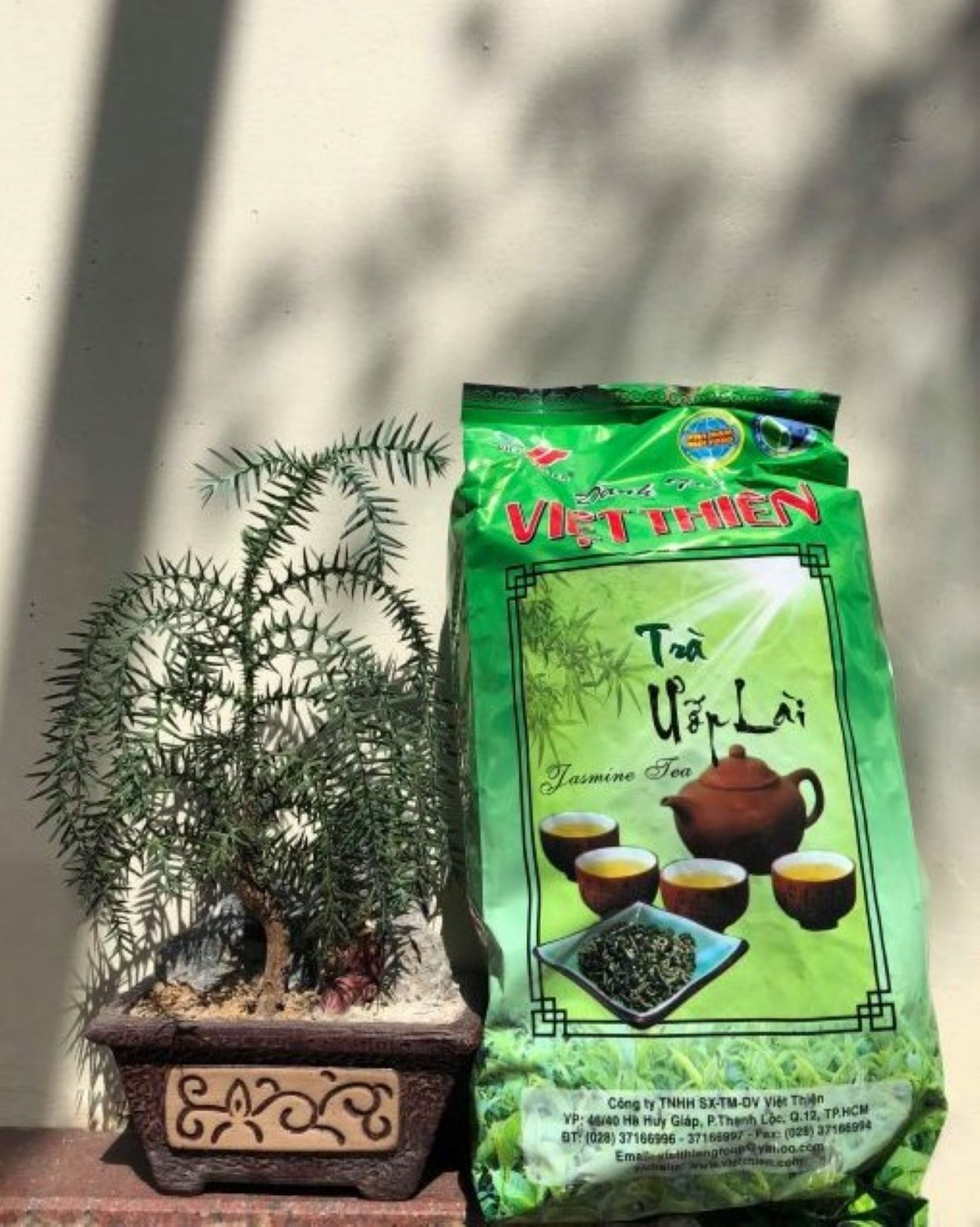 Trà Ướp Lài-Sâm Dứa Việt Thiên 400gram