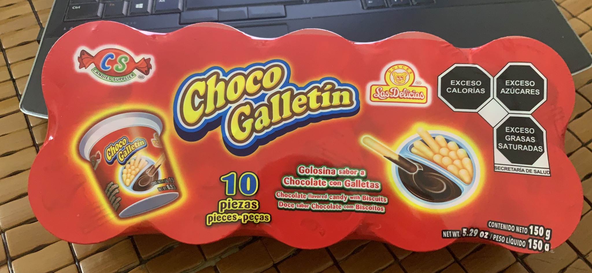 Bánh Quy Chấm Socola Choco Galletin Siêu Ngon - Hộp 15gr