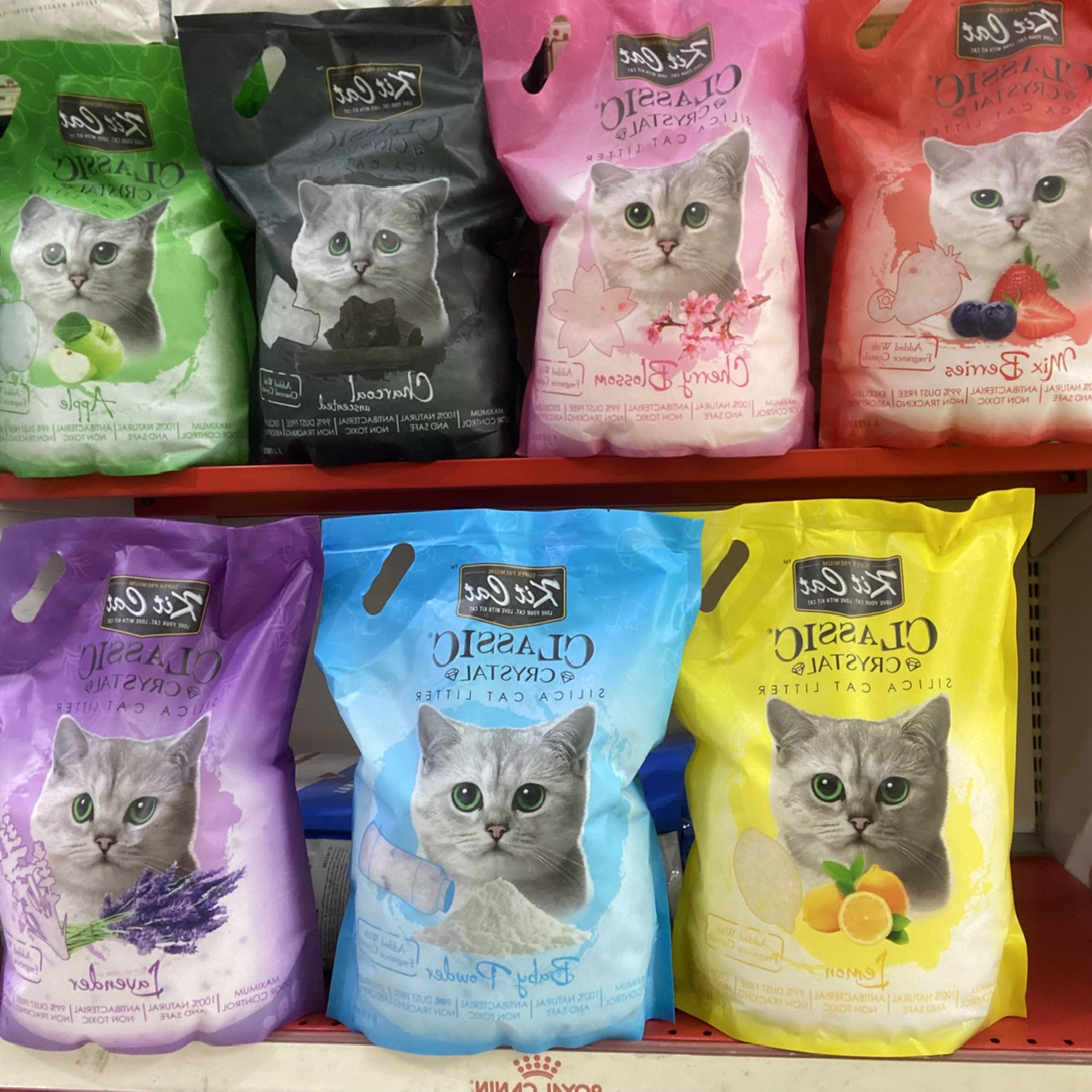 CÁT VỆ SINH CHO MÈO KITCAT THỦY TINH  - 5L