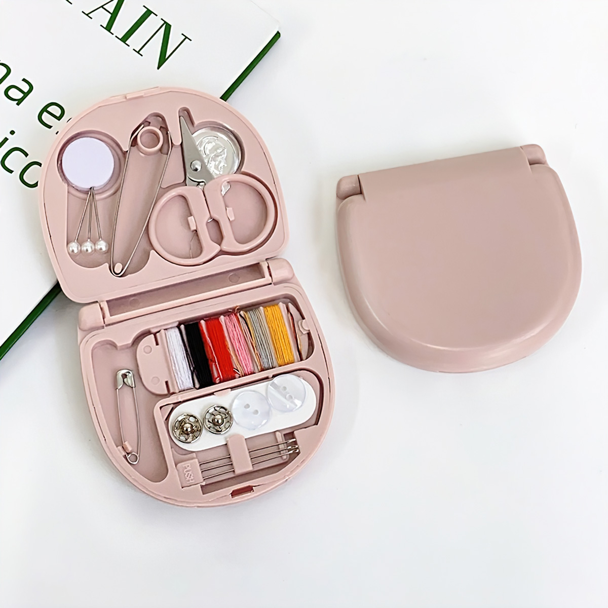 Mini multi-purpose needle box, Multi-purpose sewing needle set