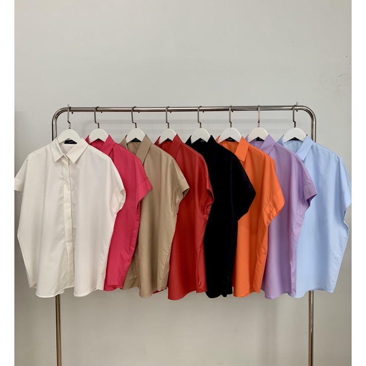 Áo sơ mi nữ SATHY tay cánh dơi cao cấp ( doly shirt)