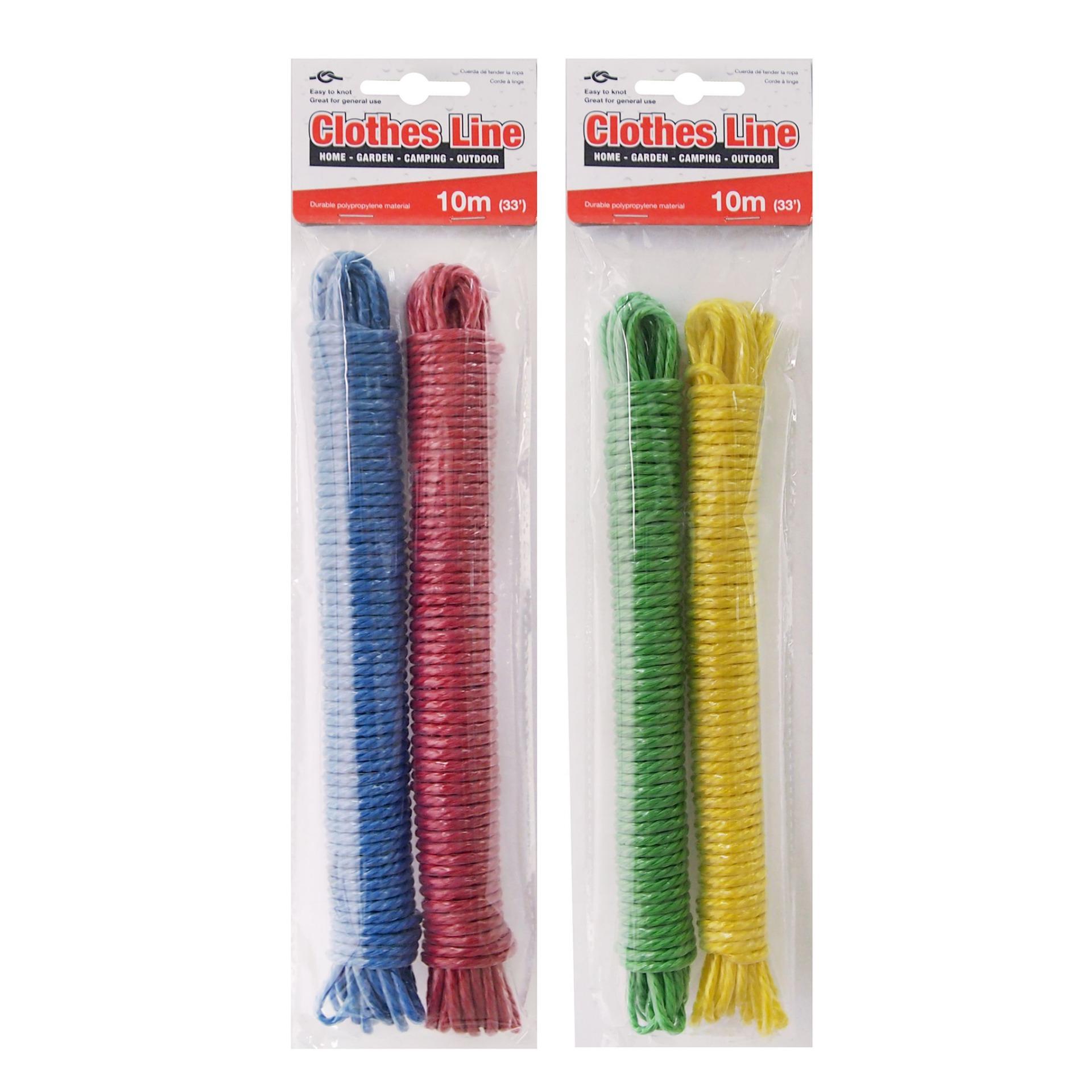 Dây phơi quần áo - 2 cuộn 4mm x 10m ubl hy0029