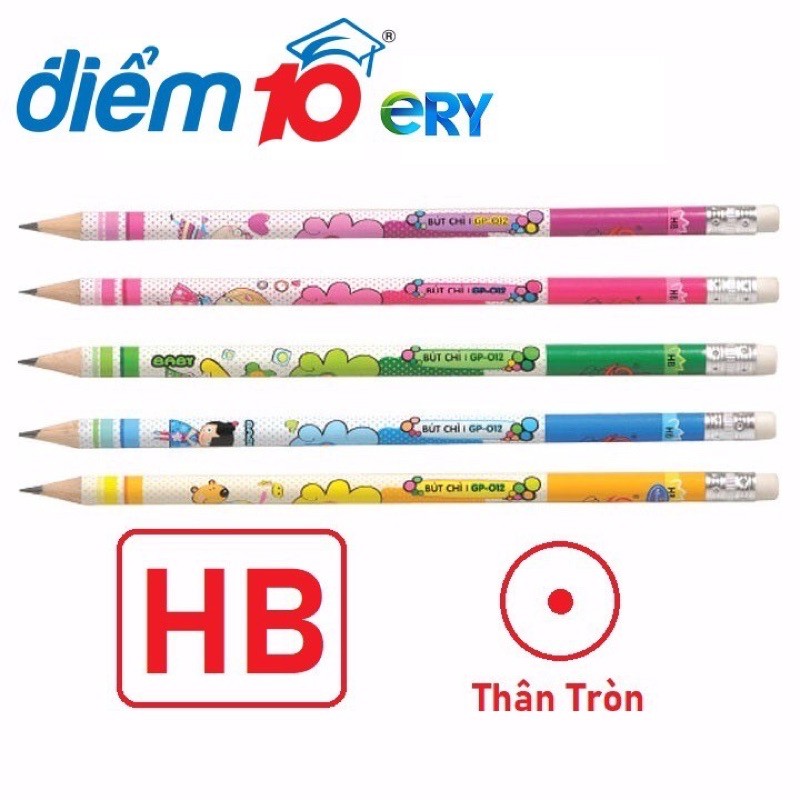Bút chì gỗ hb điểm 10 tp-gp012