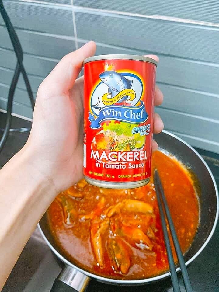 01 Hộp Cá Mòi Sốt Cà Win Chef Thái Lan 155gram