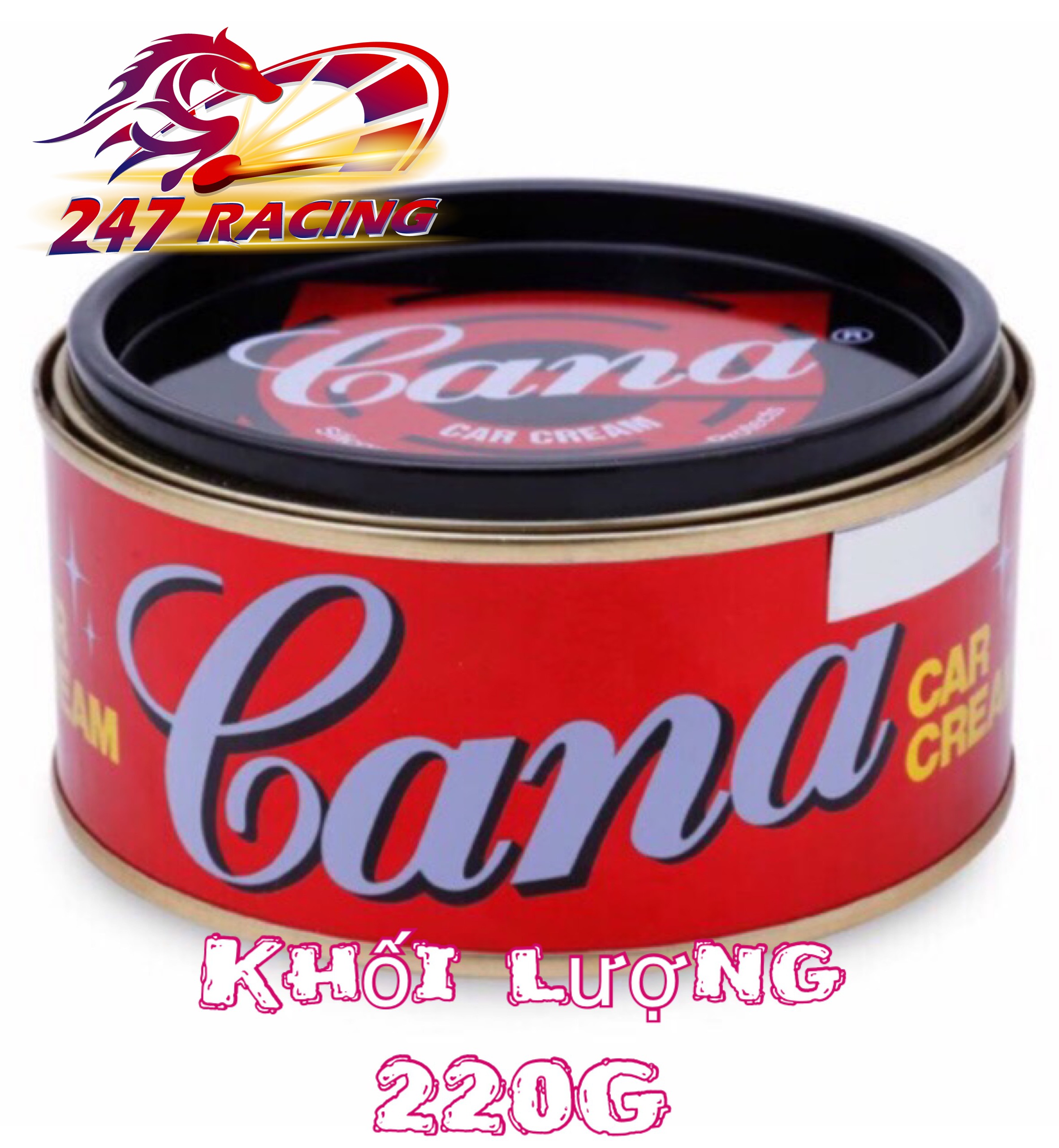 Kem đánh bóng CaNa 220G phụ kiện xe máy