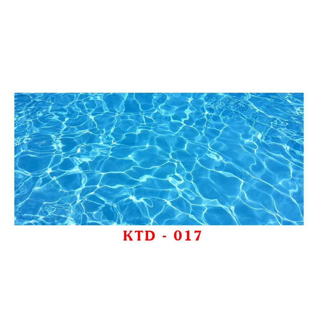 Tranh 3D vân nước dán đáy bể hồ cá - có keo sẵn - decal 3 lớp lụa kt (50, 60,80,90,100,120,150,160 )