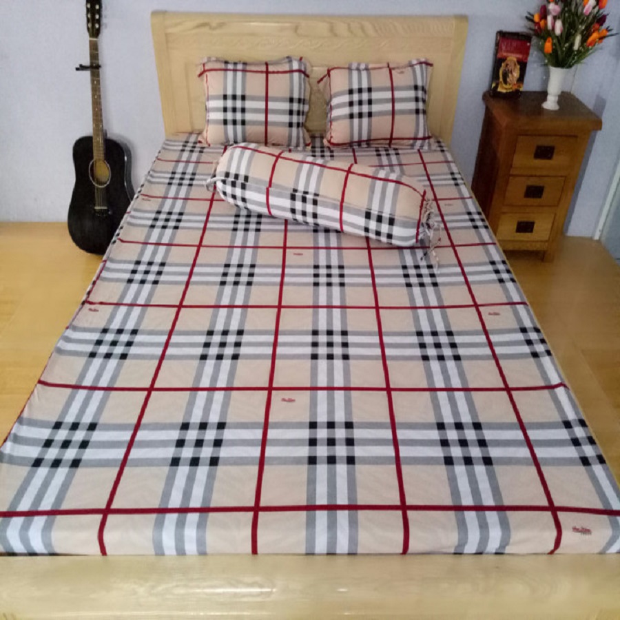 BỘ DRAP THUN LẠNH CAO CẤP 4 MÓN 1M6X2M TL24