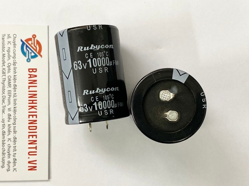 Tụ hóa Rubycon 10000uF 63V kích thước 35x50mm