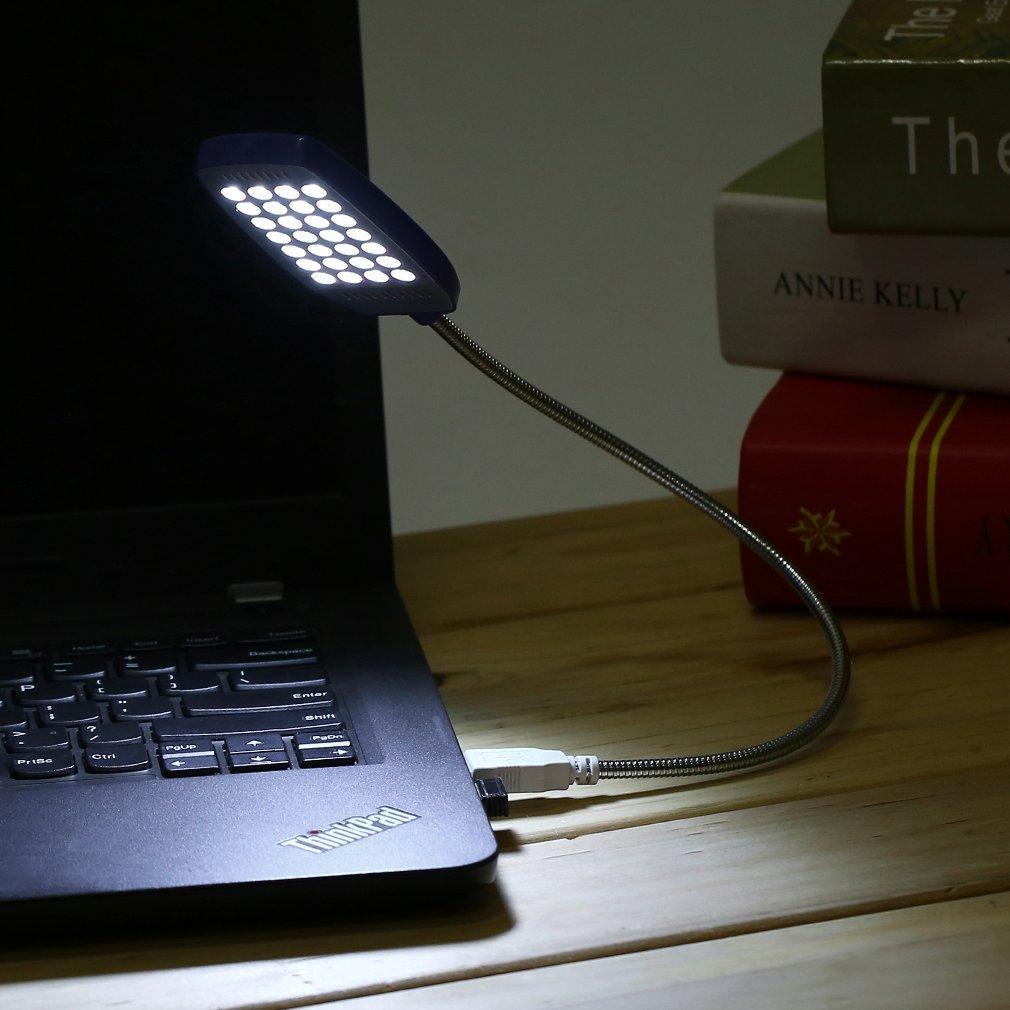 COMBO 2 Đèn LED 28 bóng siêu sáng cổng USB xoay 360 độ (Màu ngẫu nhiên)
