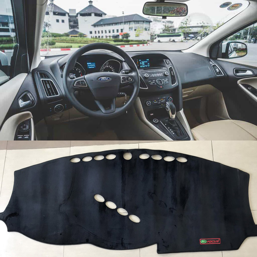 Thảm Taplo Ford Focus Chống Trượt 3 Lớp  2008- 2020 CHẤT LIỆU NHUNG MỊN Loại 1