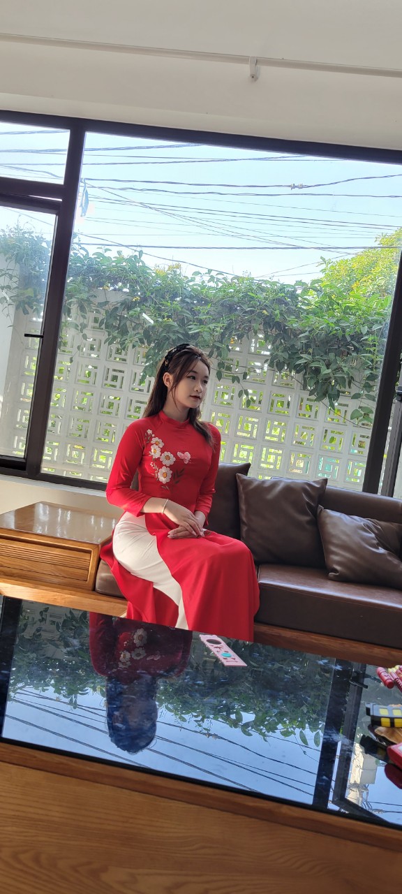 áo dài thêu tây thi