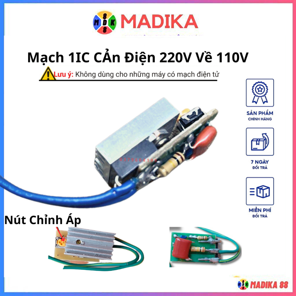 Bo mạch cản điện 220/110v - ic cản điện 220/110v - chuyển điện 220/110v
