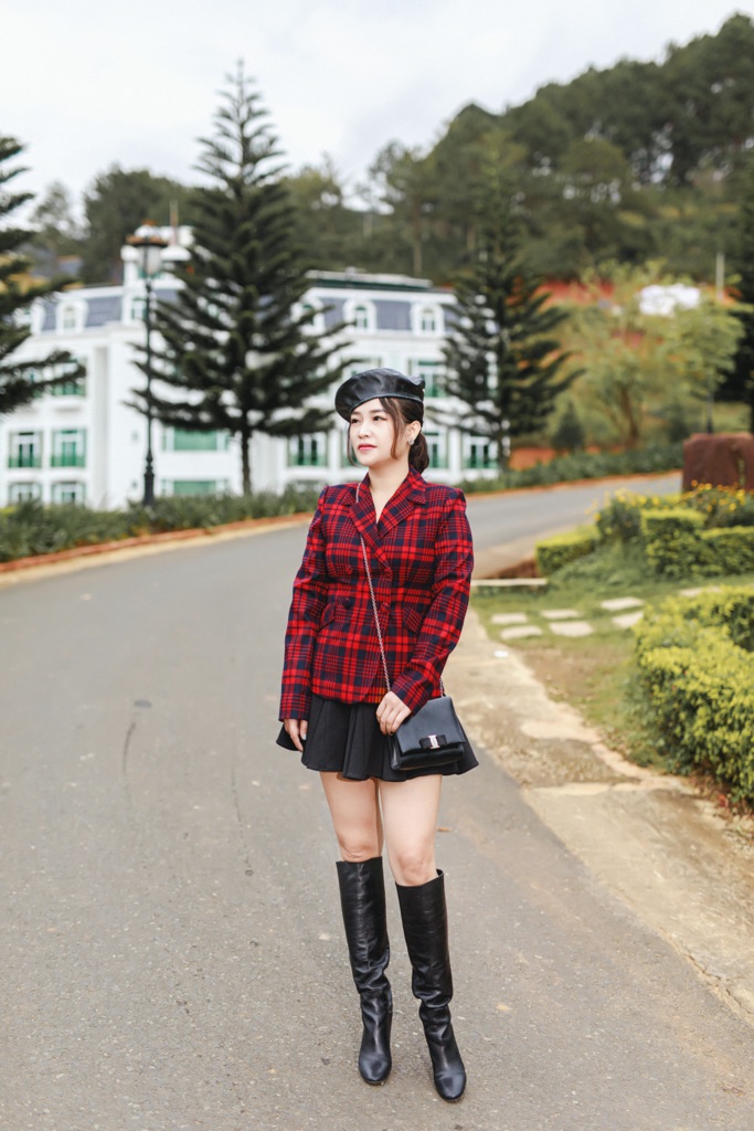Vest kẻ CLARA MARE
