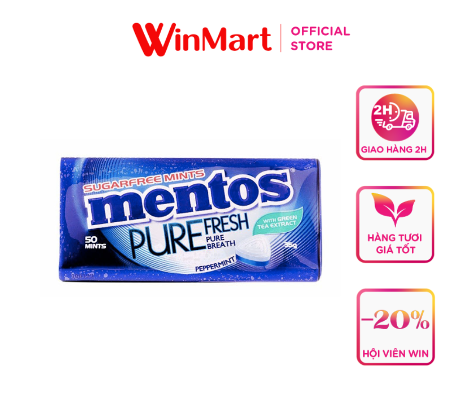 - mentos kẹo ngậm k.đg trà xanh 35g