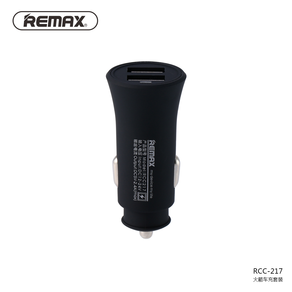 [HCM][ BỘ SẠC NHANH ] Sạc Xe Hơi Remax RCC217 2 Cổng USB Max 2.4A Cao Cấp