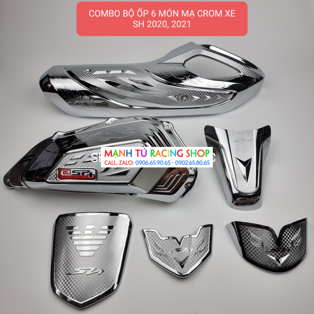 Combo 6 món ốp trang trí xe sh 2020. - mt 2022