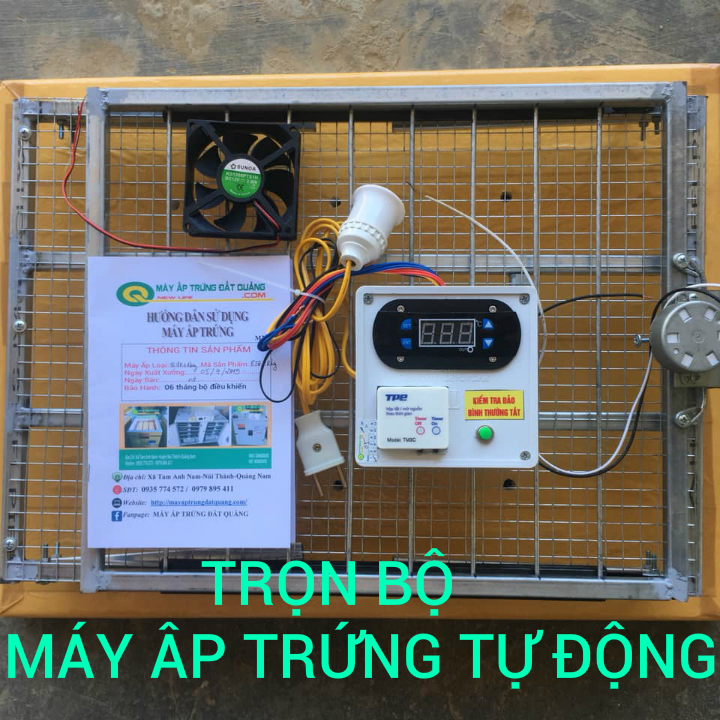 MÁY ẤP TRỨNG  MINI TRỌN BỘ 54 TRỨNG
