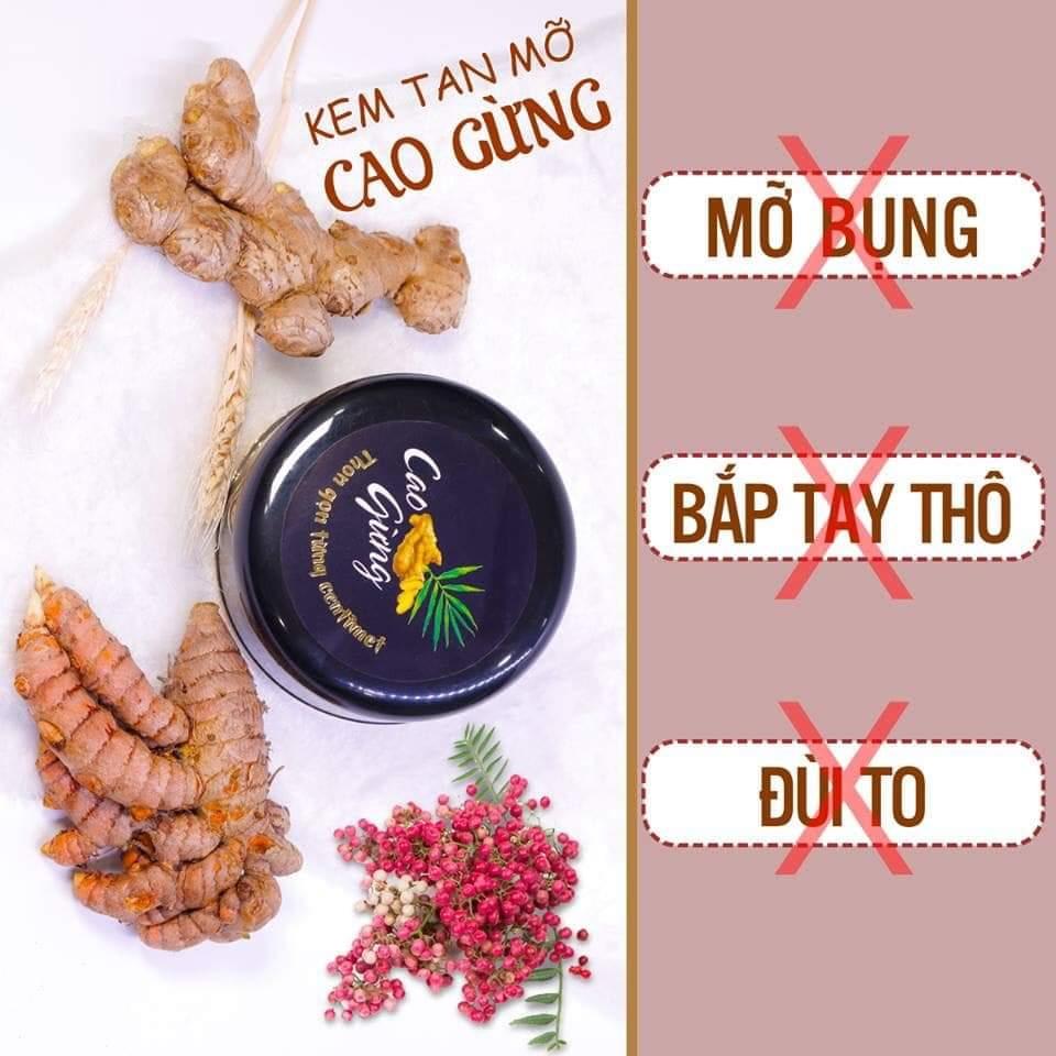 Cao Gừng Tan Mỡ Hộp Lớn 200g