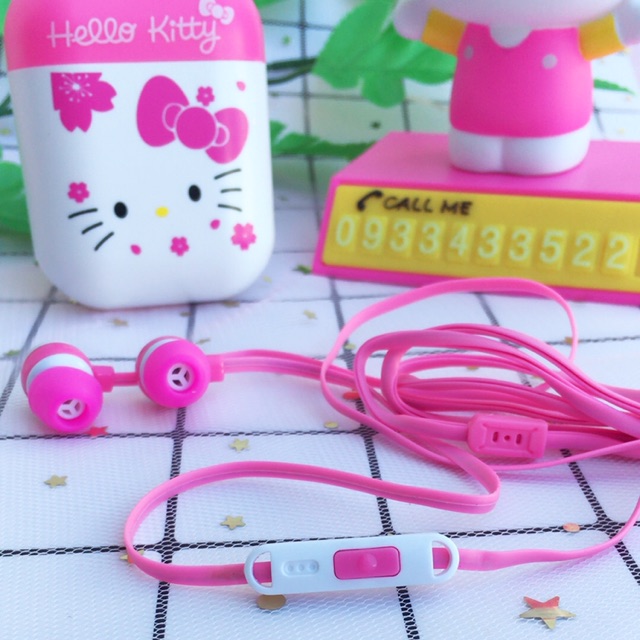 TAI NGHE CÓ MIC KÈM HỘP HELLO KITTY