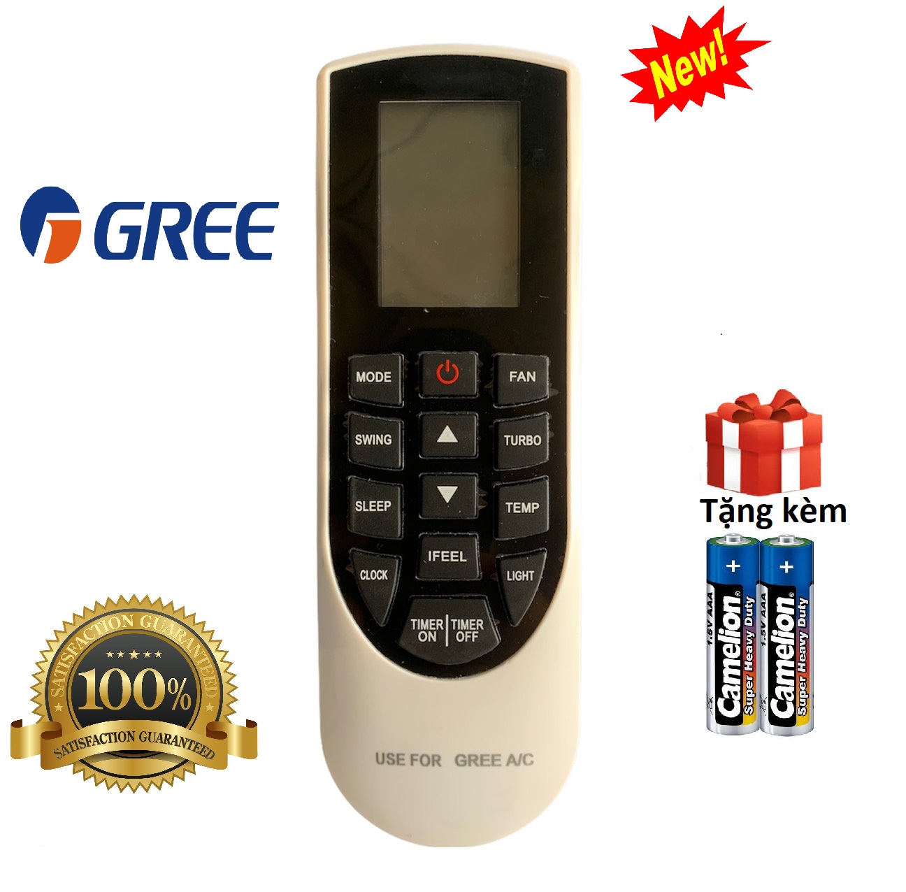 Điều khiển điều hoà Gree remote máy lạnh Gree - Hàng tốt