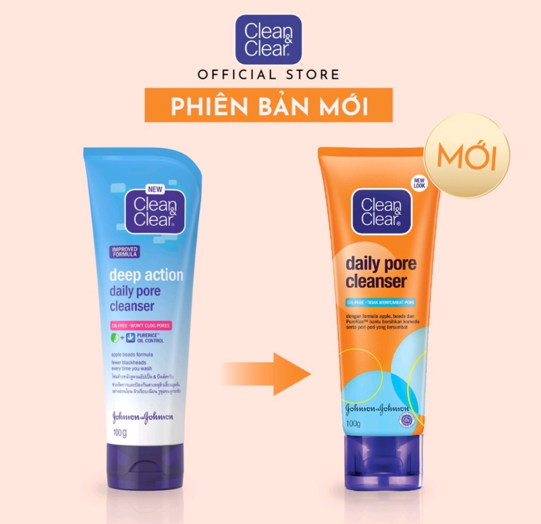 [HCM] Sữa Rửa Mặt CLEAN & CLEAR 100g
